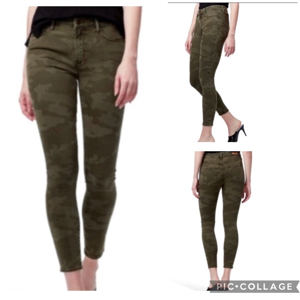 Social Standard by Sanctuary High-Rise Skinny Camouflage Jeans